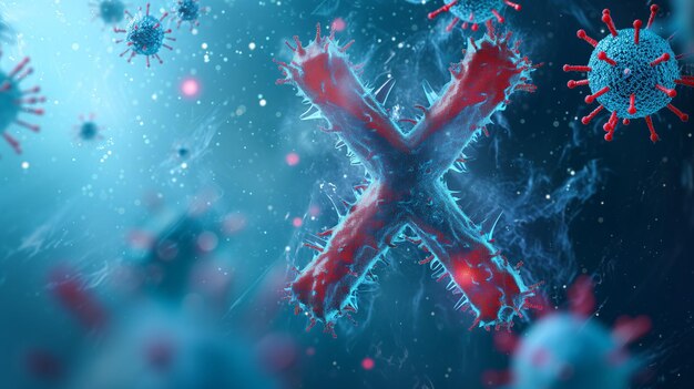 바이러스 위험 질병 X의 위협 새로 발견 된 바이러스 임박한 전염병