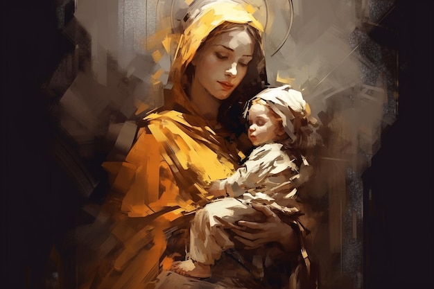 Virgen del Carmen Heilige Maagd Maria Onze Lieve Vrouw Nossa Senhora do Carmo moeder van God in de katholieke religie Madonna religie geloof Christendom Jezus Christus heiligen heilig