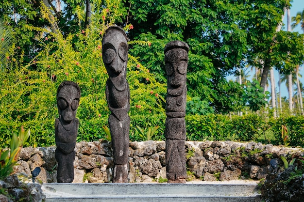 The virgin nature of New Caledonia with its beautiful landscapes