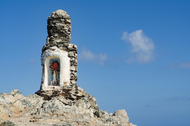 Virgin of Pilon de Azucar in Guajira Colombia Travel concept