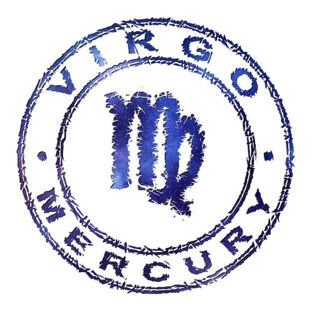 Photo virgo zodiac sign night sky horoscope symbol