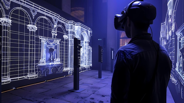 Photo virtual and digital reality simulation environments