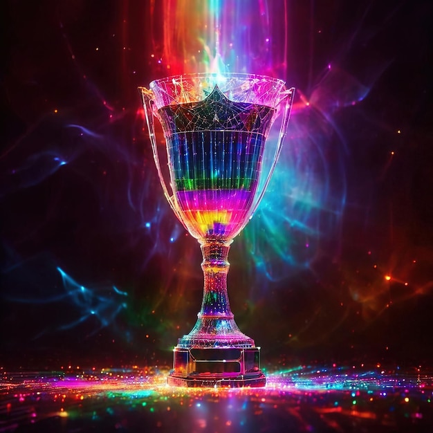 Virtual digital trophy for online gaming and esports