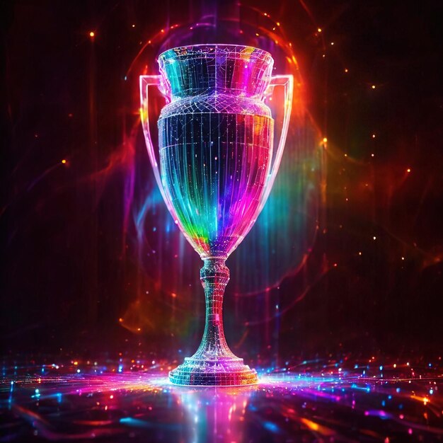 Virtual digital trophy for online gaming and esports