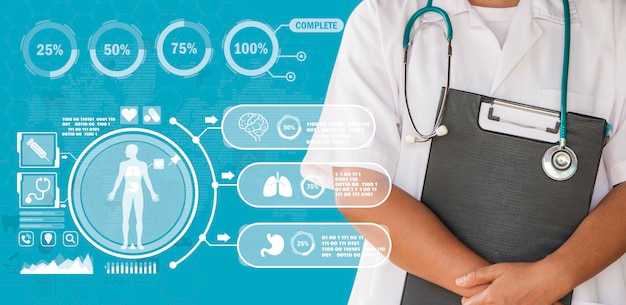 virtual globe healthcare network connection conceptscience and medical innovation technology future sustainable smart services and solutions