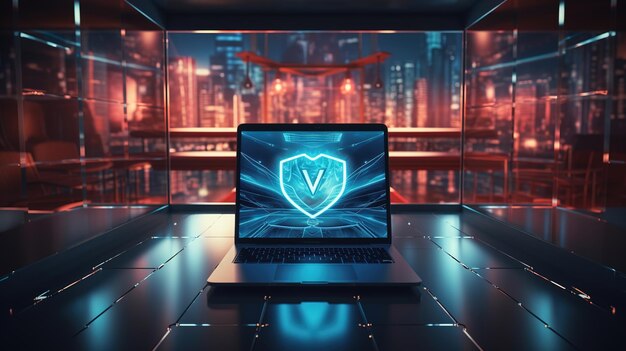 Foto rete privata virtuale vpn per la sicurezza informatica