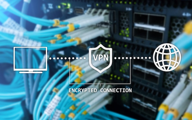 Photo virtual private network vpn data encryption ip substitute