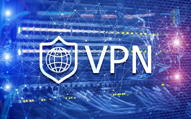 Premium Photo | Virtual private network vpn new technology concept 2020