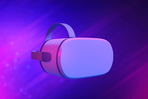 Virtual reality bril 3d illustratie