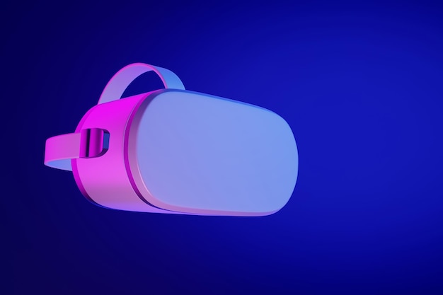 Virtual reality bril 3d illustratie