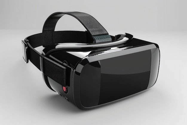 Virtual reality bril op het bureau in de woonkamer Vr mockup ai gegenereerd