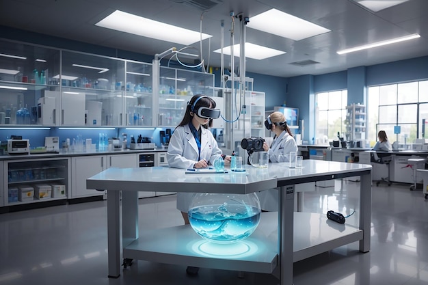 Virtual Reality Chemistry Labs Meeslepend leren in futuristische klaslokalen