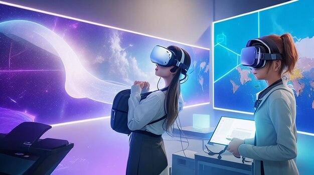 Virtual reality education in an interactive educational journey