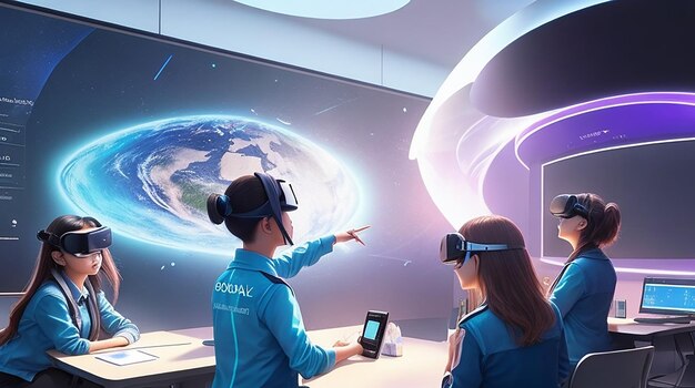 Virtual reality education in an interactive educational journey