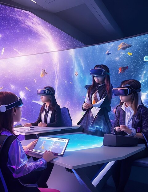 Virtual reality education in an interactive educational journey