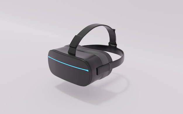 Virtual Reality Glasses on white background