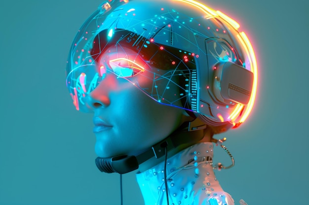 virtual reality helmet
