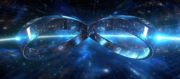 Virtual reality infinite symbol community connection