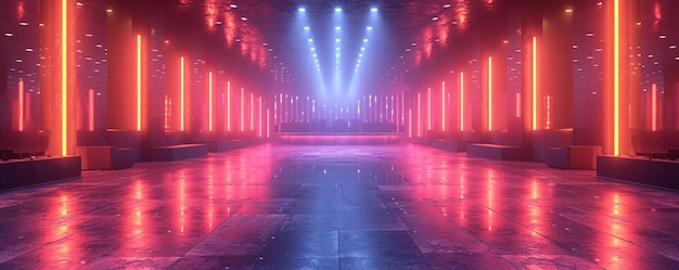 Virtual Reality Nightclub Dynamic Lighting Dj Wallpaper