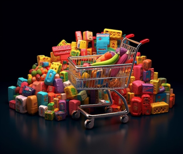 The virtual shopping carts fill up with discounted