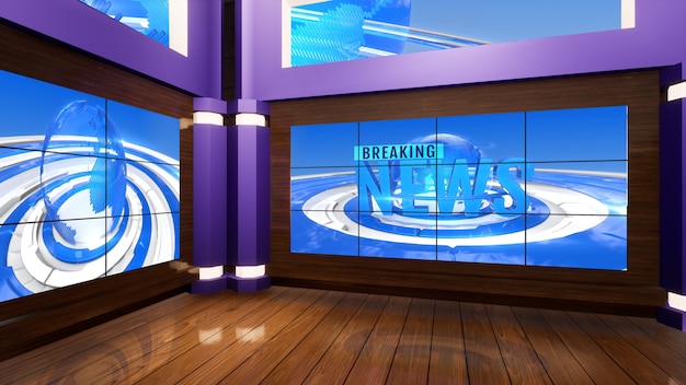 Foto notizie di virtual tv studio