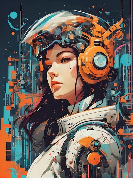 Virtual Vixen Cybernetic Beauty in Game Art