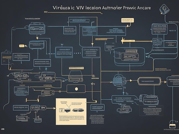 virtueel augmented reality-stroomdiagram