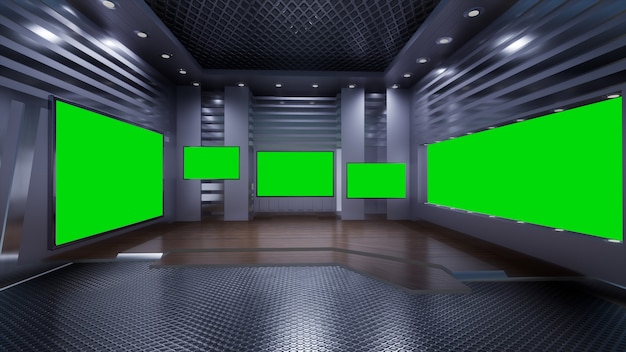 Virtuele nieuwsstudio