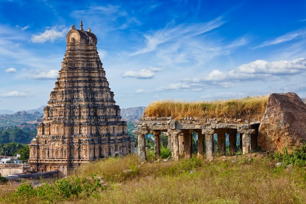 Virupaksha-tempel. Hampi, Karnataka, India