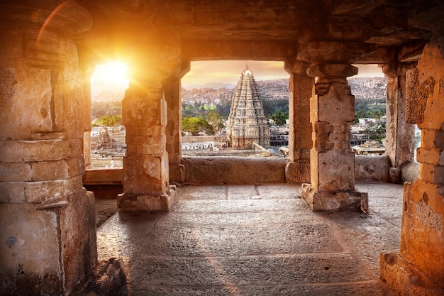 Virupaksha temple in Hampi