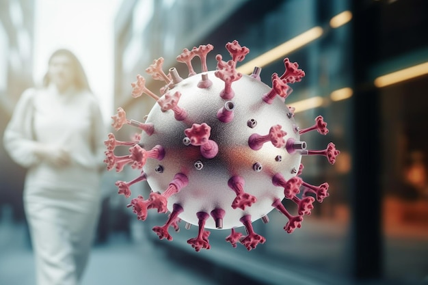 Virus en menselijke symbiose Niet-cellulair infectieus agens Bacterie Parasieten van een buitenaardse cel Infectie pandemie niet-cellulair leven vorm mmuunsysteem verschillende ziekten Generatieve AI