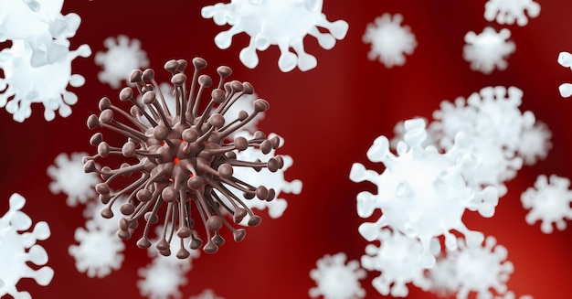 Viruses in infected organism viral disease epidemic Outbreak