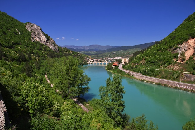 Visegradstad in Bosnië en Herzegovina