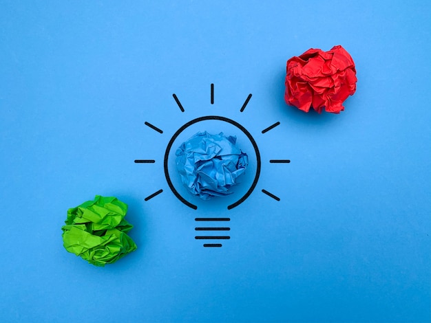 vision of new successful idea