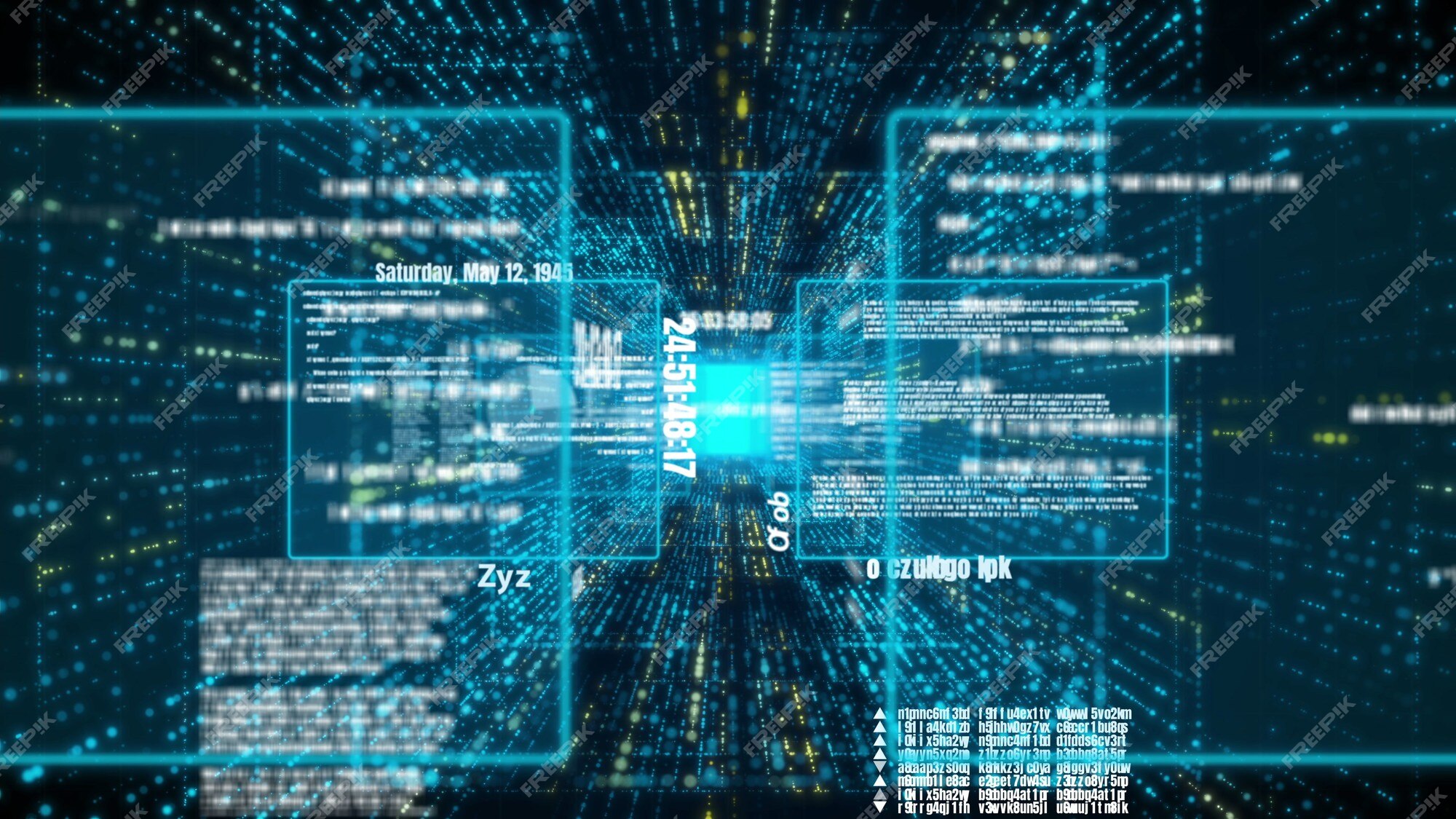 Visionary programming and coding of future software . 3D rendering computer  graphic Stock Photo - Alamy