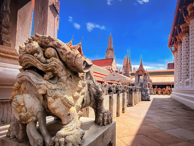 The visiting card of the capital of Thailand is the Buddhist temple Wat Arun Temple of Dawn which is located on the banks of the Chao Phraya River