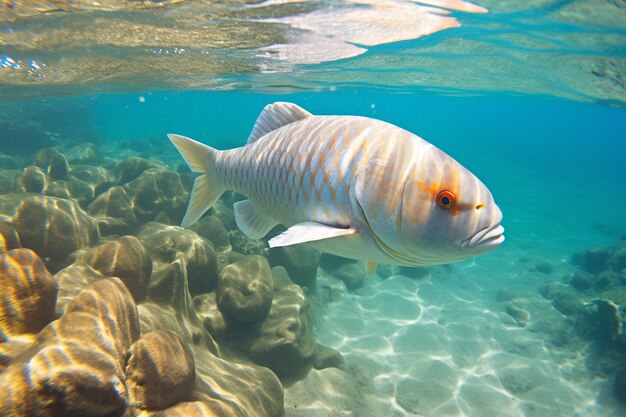 Vissen zwemmen in de Rode Zee kleurrijke vissen Eilat Israël