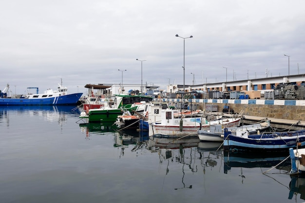 Vissershaven van de stad Roses Costa Brava provincie Girona Catalonië Spanje