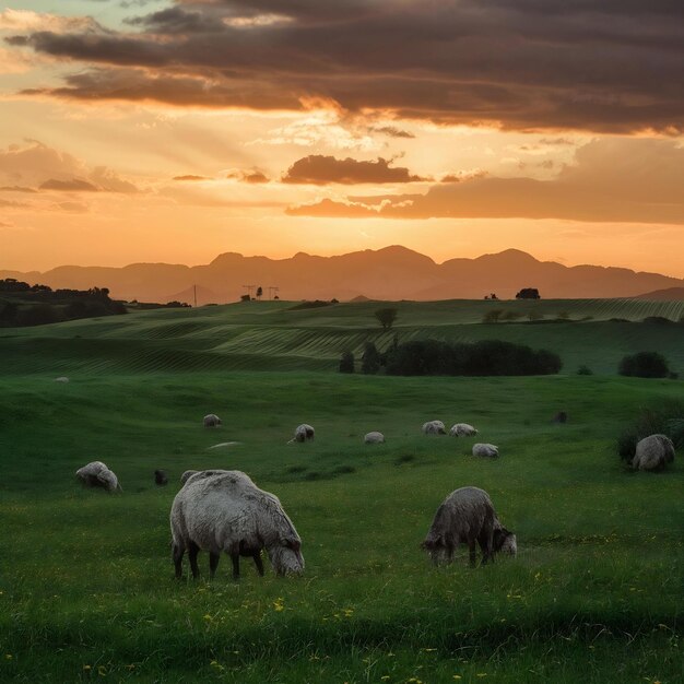 Photo vista do campo