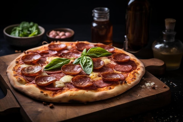 Visual Classic Pizza Escapade is een culinaire verrassing.