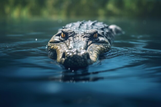 Photo visual of crocodile