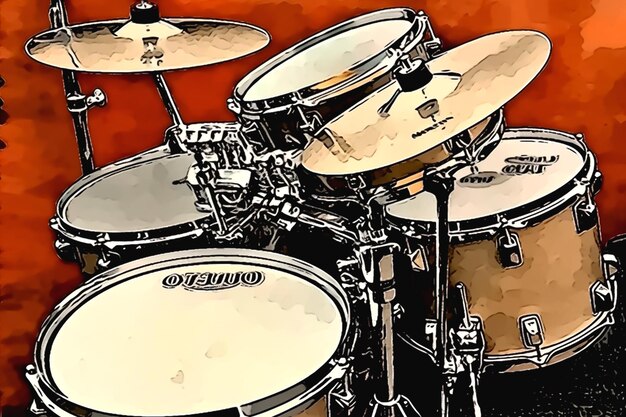 Visual of drums