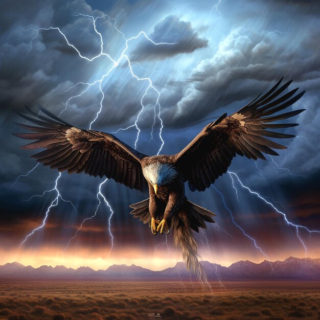 Photo visual of eagle