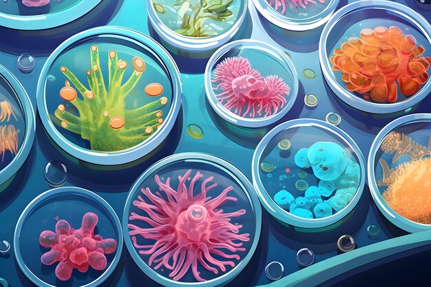 A Visual Exploration of Bacterial and Viral Diversity