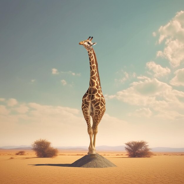 Visual of giraffe