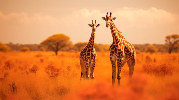 Visual of giraffe