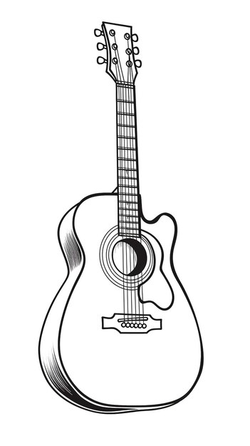 Photo visual of guitar