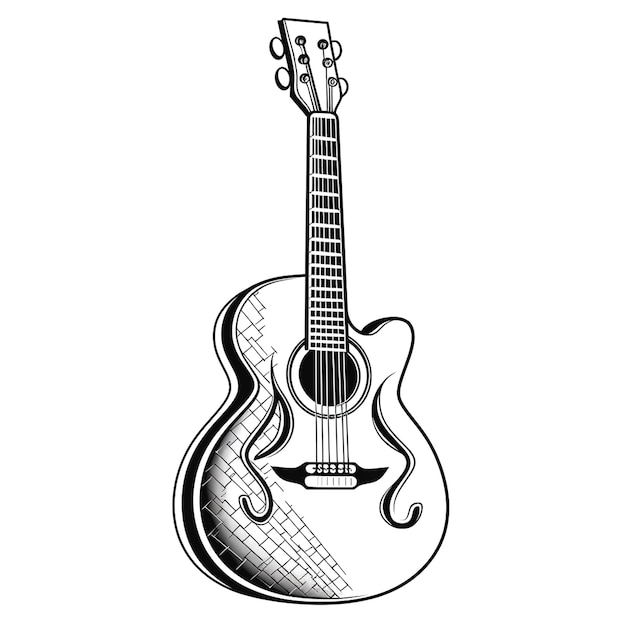 Photo visual of guitar