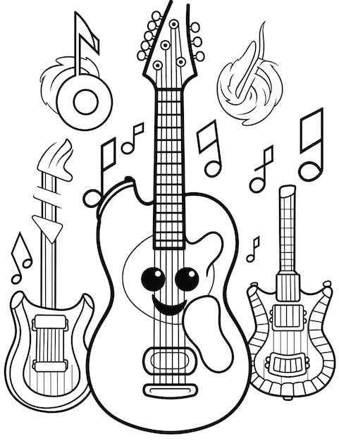 Photo visual of guitar