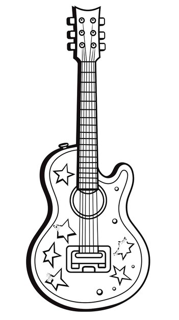 Photo visual of guitar